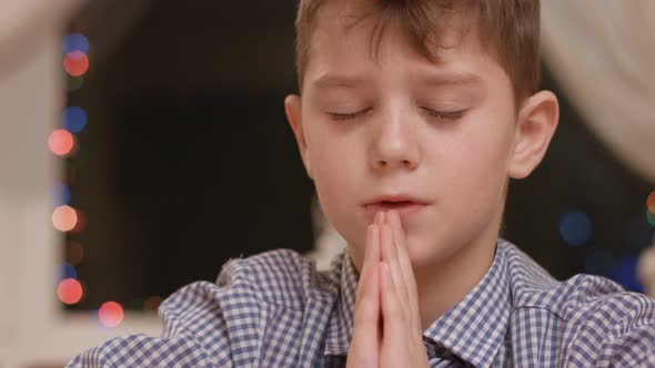 Child Praying Out Loud.