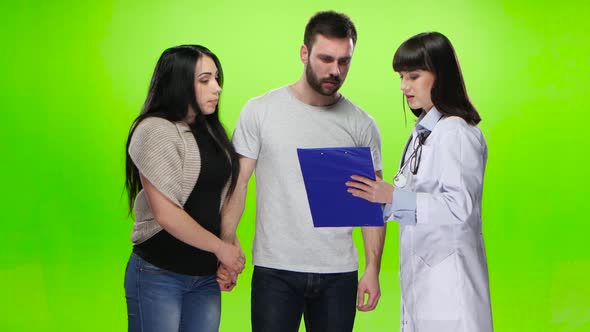 Husband and Wife Came To the Doctor for the Results