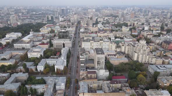 Kyiv - the Capital of Ukraine. Aerial View. Kiev