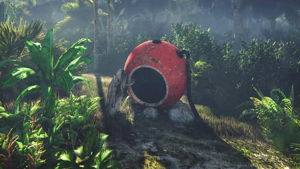 Wrecked Space Capsule alt