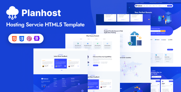 Planhost - WordPress Hosting Service Template