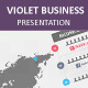 Violet Business presentation - GraphicRiver Item for Sale
