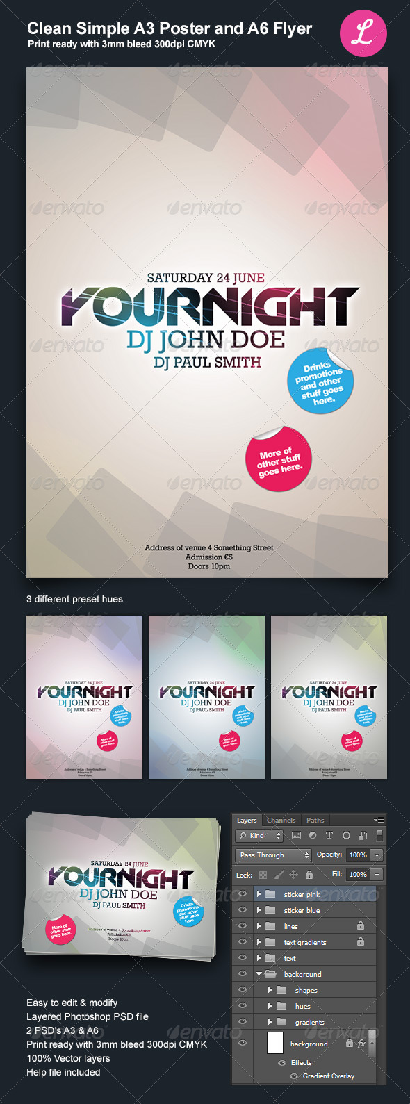 Download A6 Flyer Templates From Graphicriver