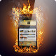 Burning Smartphone Mock-up - GraphicRiver Item for Sale