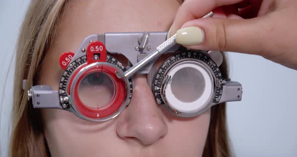 The Selection Of Spectacle Lenses Of An Ophthalmologist