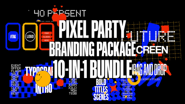 Pixel Party: New Branding Package alt