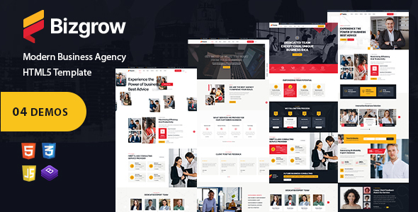 Bizgrow – Business Consulting HTML Template – 0 Sold!