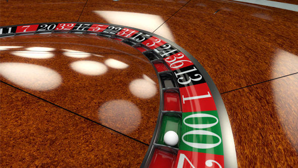 Roulette Wheel Spin Close Up