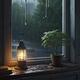 The Rain Is Pounding On The Window Ambience
