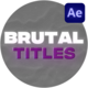 Brutal Titles - VideoHive Item for Sale