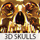 15 Isolated 3D Skulls - GraphicRiver Item for Sale