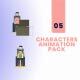 5 Characters Animation Pack - VideoHive Item for Sale