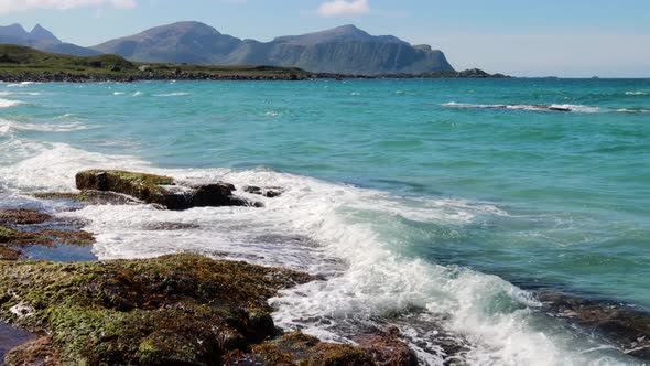 Beach Lofoten Islands is an Archipelago in the County of Nordland, Norway