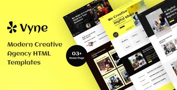 Vyne - Modern Creative Agency HTML Template