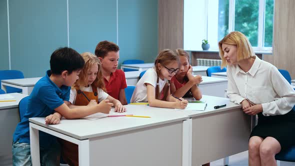 Children at the primary school.