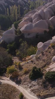 Cappadocia Landscape Aerial View