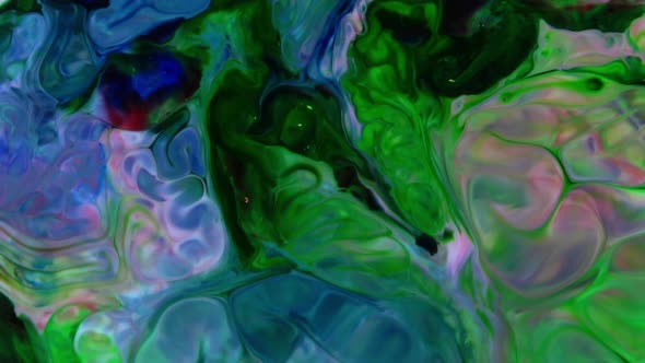 Abstract Colorful Ink Movements Spreads On Water Texture 67
