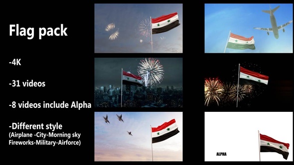 Syria Flag Pack