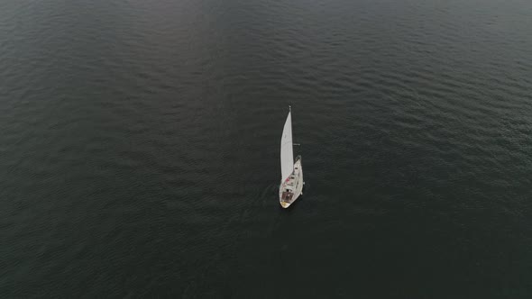 Sailing Boat on Water Surface