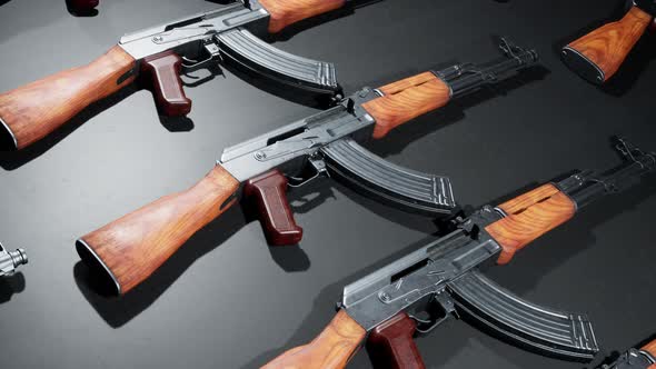 AK47 Weapon Loop Background 4K Ultra HD alt