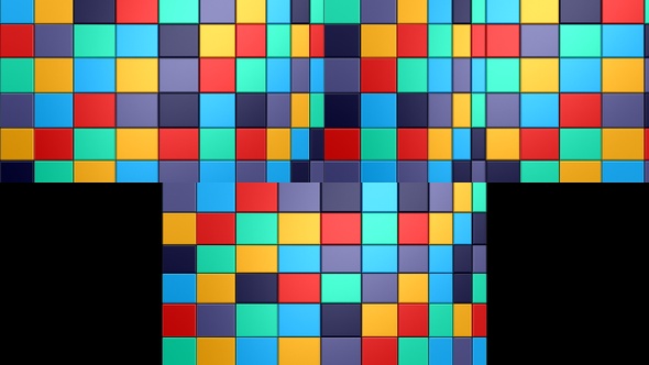 Background of Animated Squares