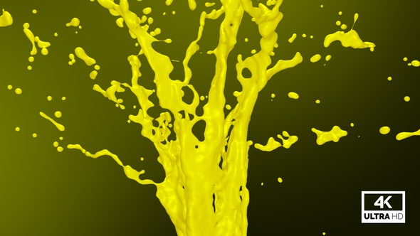 Yellow Paint Splash alt