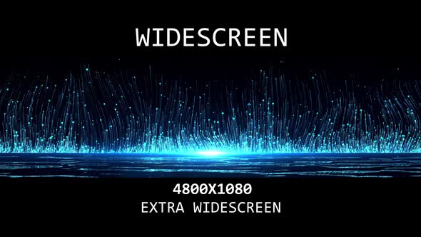 Blue Rising Particle Widescreen