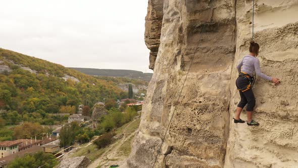 Outdoors Rock Climbing