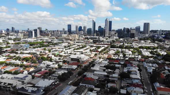 Aerial View of Perth City