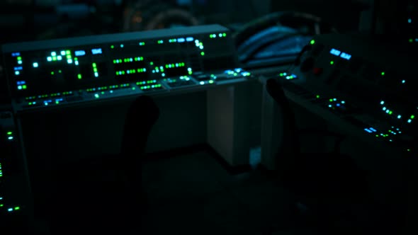 Equipment of Empty Central Control Room alt