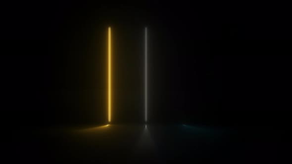 Concept 67-N1 Abstract Neon Lights Animation