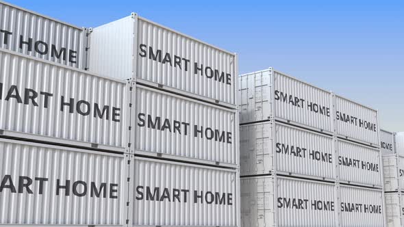 Cargo Containers with Smart Home Devices