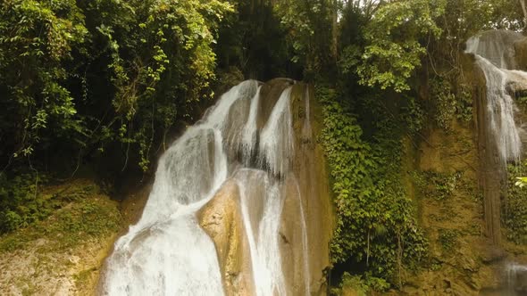 Beautiful Tropical Waterfall