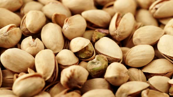 Roasted Pistachio Nuts Background 