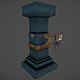 Low Poly Dungeon Pillars - 3DOcean Item for Sale