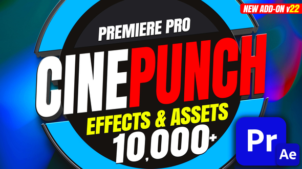 CINEPUNCH Pack - Premiere Pro Transitions, Effects, Plugins, & Assets