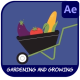 Gardening And Growing Icons And Titles for After Effects - VideoHive Item for Sale