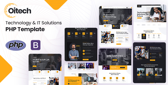 Oitech – Technology IT Solutions PHP Template – 0 Sold!