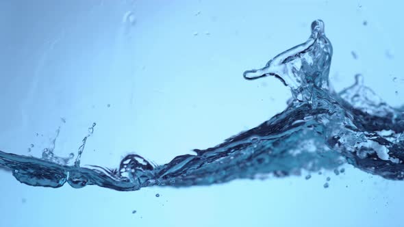 Water surface splash in slow motion; shot on Phantom Flex 4K at 1000 fps alt