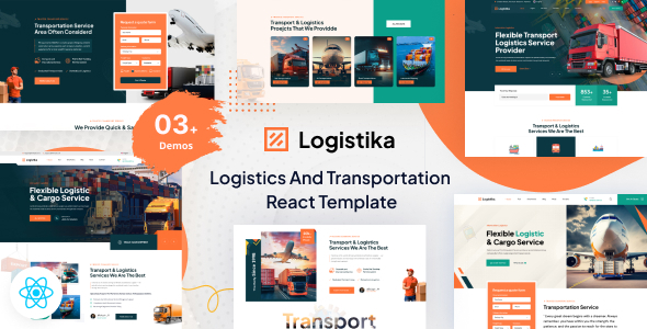 Logistika – Transportation & Logistics React Template – 0 Sold!