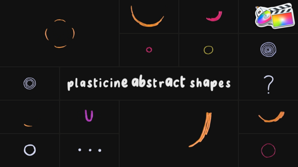 Plasticine Abstract Shapes | FCPX alt