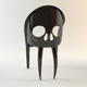 Chair "The Skull with Fangs" (hi-poly model) - 3DOcean Item for Sale