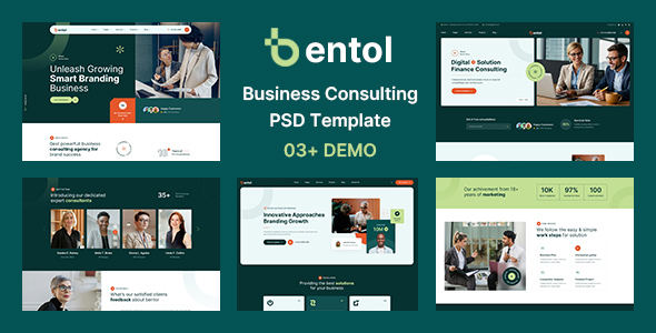 Bentol - Business Consulting PSD Template