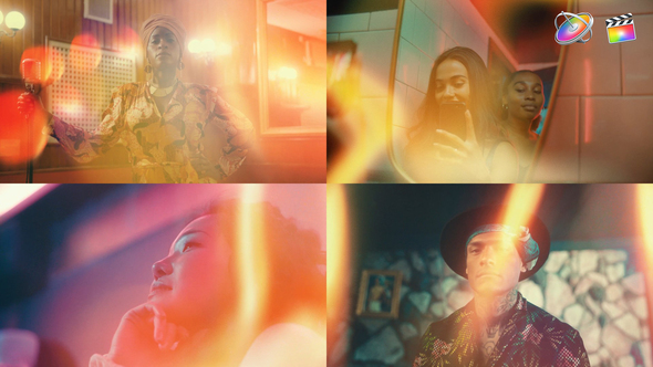 Film Dreamy Light Leak Color Overlays Final Cut X and Apple Motion