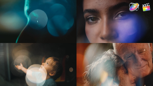 Light Bokeh Particles Color Overlay V2 Final Cut X and Apple Motion