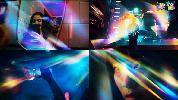 Prism Light Particles Color Overlays Final Cut X and Apple Motion