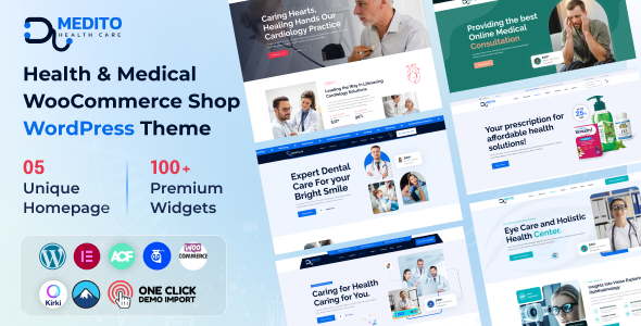 Medito – Health & Medical WooCommerce Shop WordPress Theme – 0 Sold!