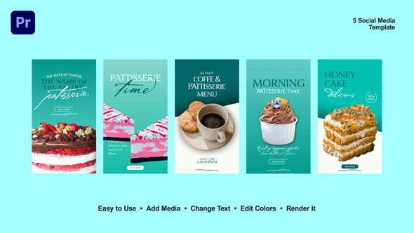 Patisserie Order Instgram Stories