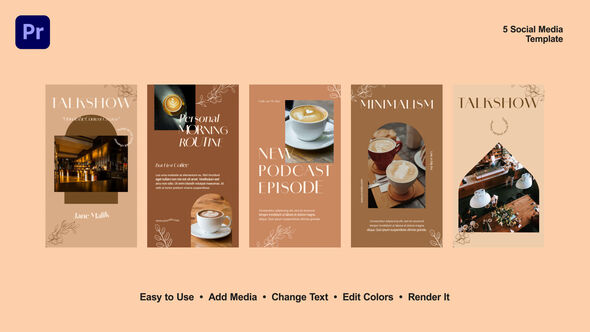 New Cafe Menu Instagram Stories