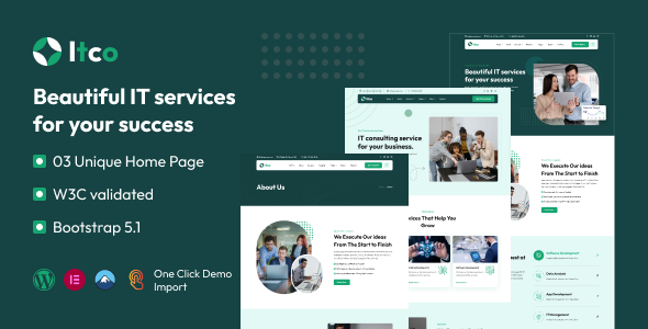 Itco - IT Solutions & Services WordPress Theme